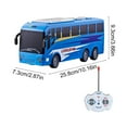 thumbnail image 3 of SPOORYYO Remote Control Bus Toy Car, 1:30 Scale Simulation Model with LED Lights, Four Way Driving, User Friendly Remote Controller, 3 of 6