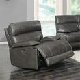 thumbnail image 2 of Stanford Power Glider Recliner with Power Headrest and Bluetooth Remote Connectivity Charcoal, 2 of 7