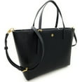 thumbnail image 3 of Tory Burch Women's Emerson Saffiano Leather Small Tote (Black), 3 of 5