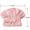 thumbnail image 3 of Jseng 3 Gorros De Toalla Para El Cabello De Microfibra, Extra Suaves Y Ultra Absorbentes, Gorros De Secado Rápido Para El Cabello, Toalla, Envoltura De Turbante Para Cabello Mojado Para Mujeres, 3 of 5