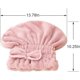 thumbnail image 3 of Jseng 3 Gorros De Toalla Para El Cabello De Microfibra, Extra Suaves Y Ultra Absorbentes, Gorros De Secado Rápido Para El Cabello, Toalla, Envoltura De Turbante Para Cabello Mojado Para Mujeres, 3 of 5