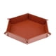 thumbnail image 3 of Bandeja hexagonal para dados Caja de almacenamiento con soporte para bandeja rodante para dados de metal para juegos de RPG , interior marrón Yotijar Bandeja de Dados de Dragones y Mazmorras, 3 of 9