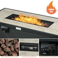 thumbnail image 5 of Gymax 42'' Rectangular Propane Gas Fire Pit 60,000 Btu Heater Outdoor Table W/ Cover, 5 of 10