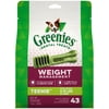 Greenies Weight Management Teenie Natural Dental Dog Chews, 12 oz. Pack (43 Count)