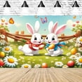thumbnail image 6 of JingChun Clearance Under $2.00 Easter Cute Background Cloth Festive Indoor and Outdoor Party Decoration Supplies, 6 of 9