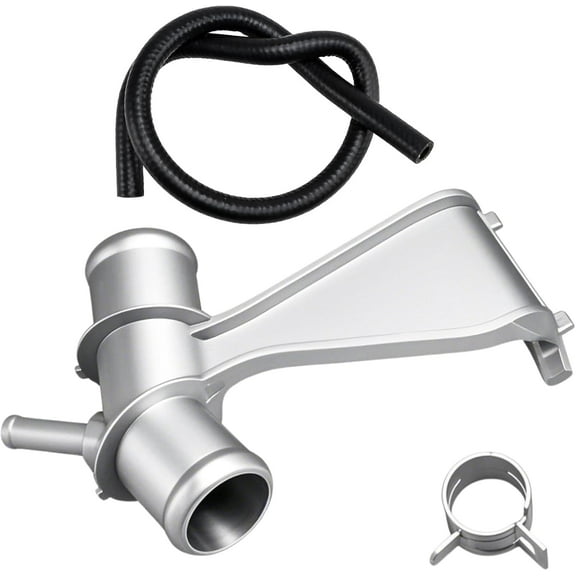 New Aluminum Engine Radiator Water Outlet Coolant Pipe Bracket Hose Set Fit for Toyota Corolla 2009-2017 Toyota Matrix 2009-2014 Replace#: 16577-0T030 16577-22040 16577-22H02