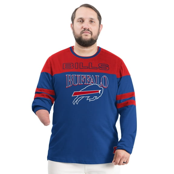 Men's G-III Sports by Carl Banks Royal/Red Buffalo Bills Adaptive Outlast Long Sleeve T-Shirt