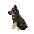 thumbnail image 4 of 14" H German Shepherd Puppy Garden Statue Polyresin, 4 of 5