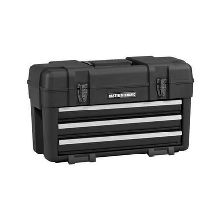 Waterloo Industries Mm23bk Plastic Tool Box Chest 3 Drawers
