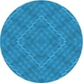 thumbnail image 1 of Ahgly Company Indoor Round Patterned Blue Dress Blue Area Rugs, 8' Round, 1 of 6