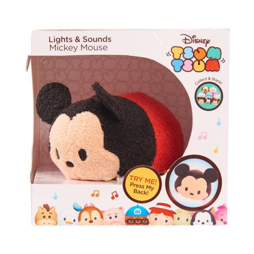 Just Play Disney Tsum Tsum Lights & Sounds Mickey Mouse Plush Brand NEW 