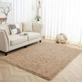 thumbnail image 7 of Softlife Fluffy Bedroom Rug Plush Fuzzy Rugs for Living Room,Super Soft Shaggy Carpet For Home Decor,4'x5.3',Light Tan, 7 of 7