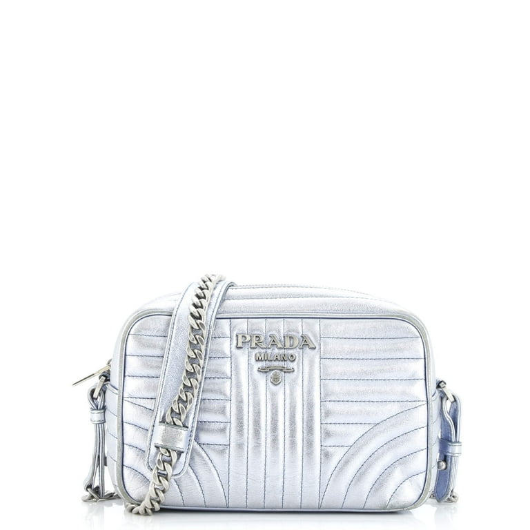 Pre-Owned Camera Bag Diagramme Quilted Leather Small By Rebag