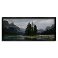 thumbnail image 2 of Stupell Industries Fir Tree Forest Lake Landscape Moody Weather Photography, 24 x 10, Design by Daniel Sproul, 2 of 5
