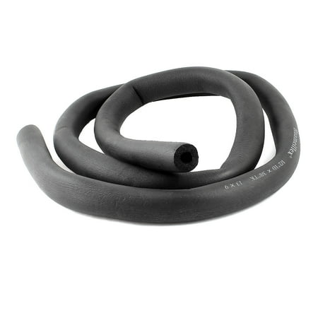 Insulator Horse - Unique Bargains 1.8M Length Black Flexible Hose Insulation Air Conditioner Pipe Tube 13x9mm