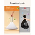 thumbnail image 3 of Cat Litter Box Liner - 60PCS Heavy Duty Drawstring Trash Bags for  MW-SC01/MW-SC02 Automatic Self-Cleaning Boxes, Extra Thick Leakproof, 3 Rolls (20 Bags/Roll), 3 of 4