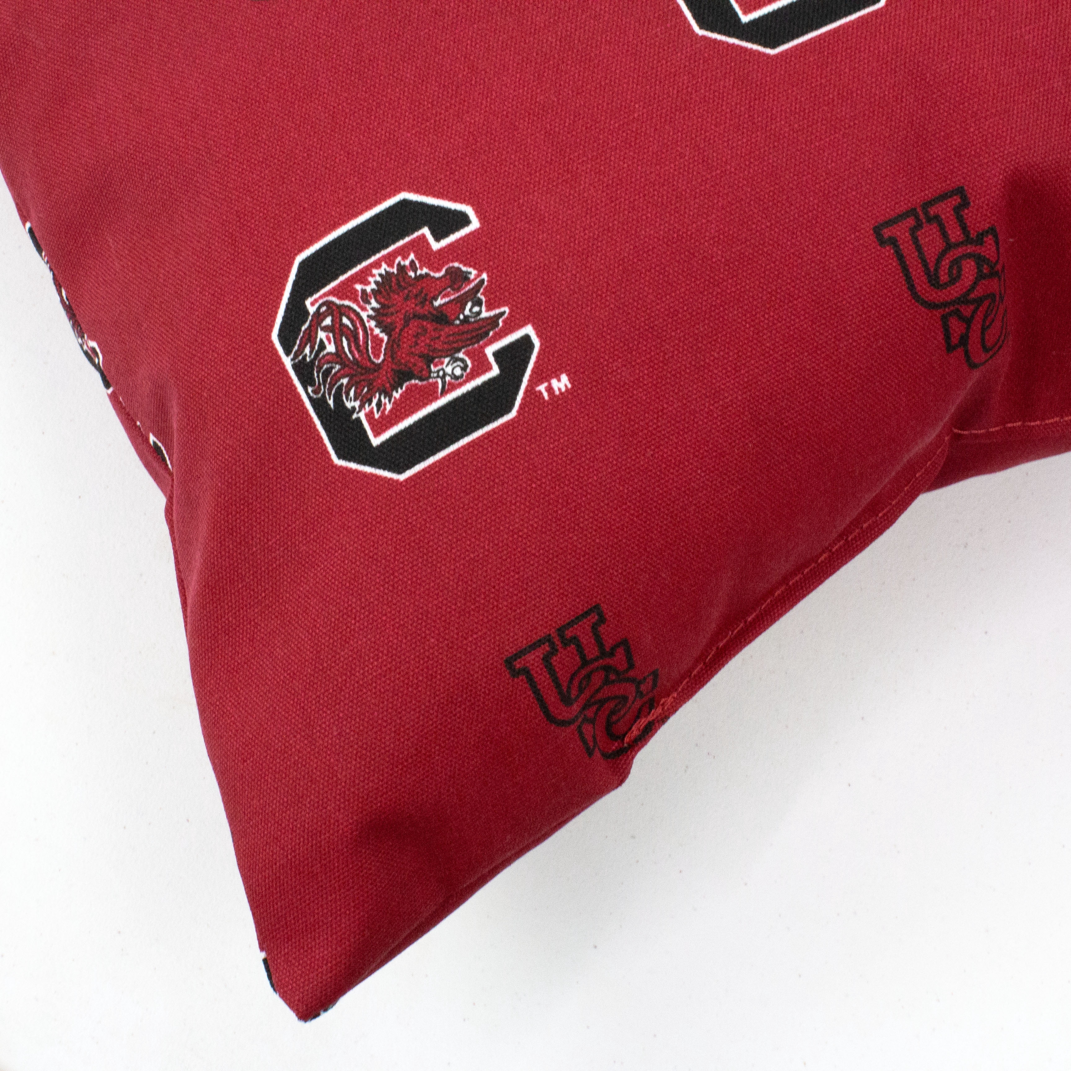 South Carolina Gamecocks College Covers Indoor or Outdoor Decorative Pillow Pair, 16 in x 16 in