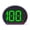 Green, variant on BIMZUC 3-Inch Digital GPS Car Speedometer Heads-Up Display Plug and Play Non-destructive Universal Speed Display KMH Green Font (3 inches / 7.6 cm)