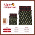 thumbnail image 3 of KLL Tennis Rackets for Christmas Gift Bag,Christmas Burlap Goody Gift Bags with Plaid Drawstrings for Xmas Presents Holiday Party Favor Treats Candy-Black, 3 of 8