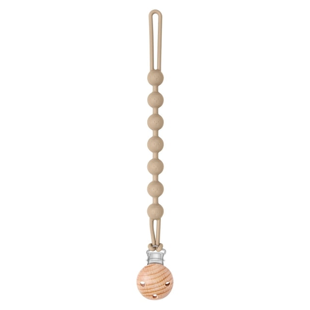 Precio sorpresa!Cadena para chupete de silicona, atrapavasos, cadena para chupete para niños y niñas, mantiene el chupete limpio, alta robustez, suave, flexible, azul/verde/marrón/blanco leche