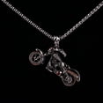 thumbnail image 3 of 316L Acero Inoxidable Forma de Motocicleta Colgante Creativo Hombres Moda Fiebre, 3 of 9