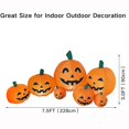 thumbnail image 1 of 7.5ft Long Halloween Inflatables Pumpkin Decoration, Outdoor Halloween Inflatables Party Decor For Yard, 1 of 4
