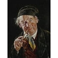 thumbnail image 2 of Carl Kronberger 11x14 Black Ornate Wood Framed Double Matted Museum Art Print Titled: A Good Smoke, 2 of 5