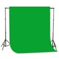 thumbnail image 1 of Fancierstudio Green Screen Background Stand Backdrop Support System Kit With 6Ft X 9Ft Chromakey Green Muslin Backdrop By Fancierstudio H804 6X9G, 1 of 4