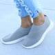 thumbnail image 1 of Zapatos de mujer, calcetín tejido, zapatillas de deporte para mujer, Primavera Verano, zapatos planos sin cordones, mocasines de talla grande para mujer, zapatos planos para caminar krasovki Famela Tan Jianjun unisex, 1 of 2