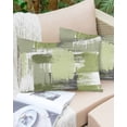 thumbnail image 6 of Abstract Sage Green Throw Pillow Cover,Modern Geometric Brush Painting Rectangle Decorative Pillow Case Protector Soft Cushion Cover Lumbar Pillowcase for Couch Sofa Bedroom Car Chair Decor 24x36 In, 6 of 8