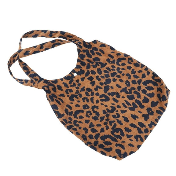 COSMOBETTY Corduroy Leopard Print handbag for Women Lightweight with Detail Perfect for Storage Use Multi