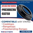 thumbnail image 2 of Whole Parts Appliance Burner Bowl Part # PA030002BK, Compatible with Many Viking Range, Oven, and Stove Models, 2 of 9