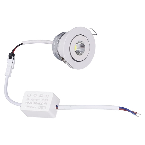 Luz Empotrable LED De ángulo Ajustable Mini Lámpara De Techo De Aluminio Blanca 85-265 V, Luz Suave, Moderna, Multiaplicación, Adecuada Para Techos Interiores Y Porches