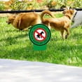 thumbnail image 6 of No Peeing and No Pooping Dog Sign, Metal Yard Sign, Please Be Respectful, Keep Off The Grass, 14" x 8", UV Protected & Waterproof, Outdoor Use 2Pcs, 6 of 6