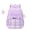 Light Purple, variant on Aesthetic Plaid Pattern School Backpack for Students with Plush Charm Lightweight Multi-Pocket Daypack for High School College and Daily Commuting Blue