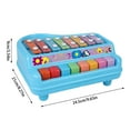 thumbnail image 3 of Dsscvnef Educational Music Toy for Kids Eight Tone Hand Piano Play Strike Musical Instrument Early Learning Enlightenment, 3 of 5