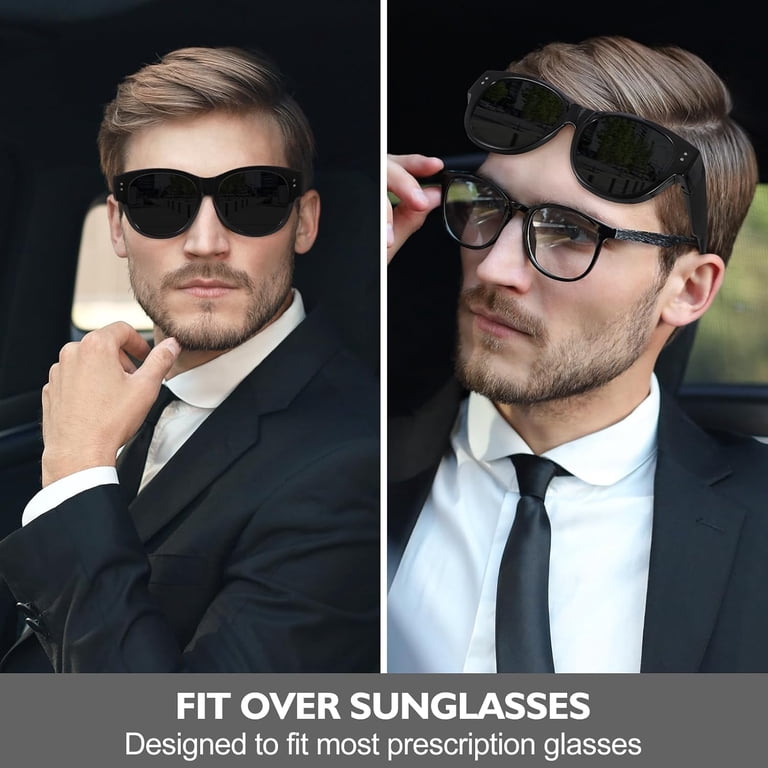 Polarized Sunglasses Fit Over Glasses for Men Women  display picture 1