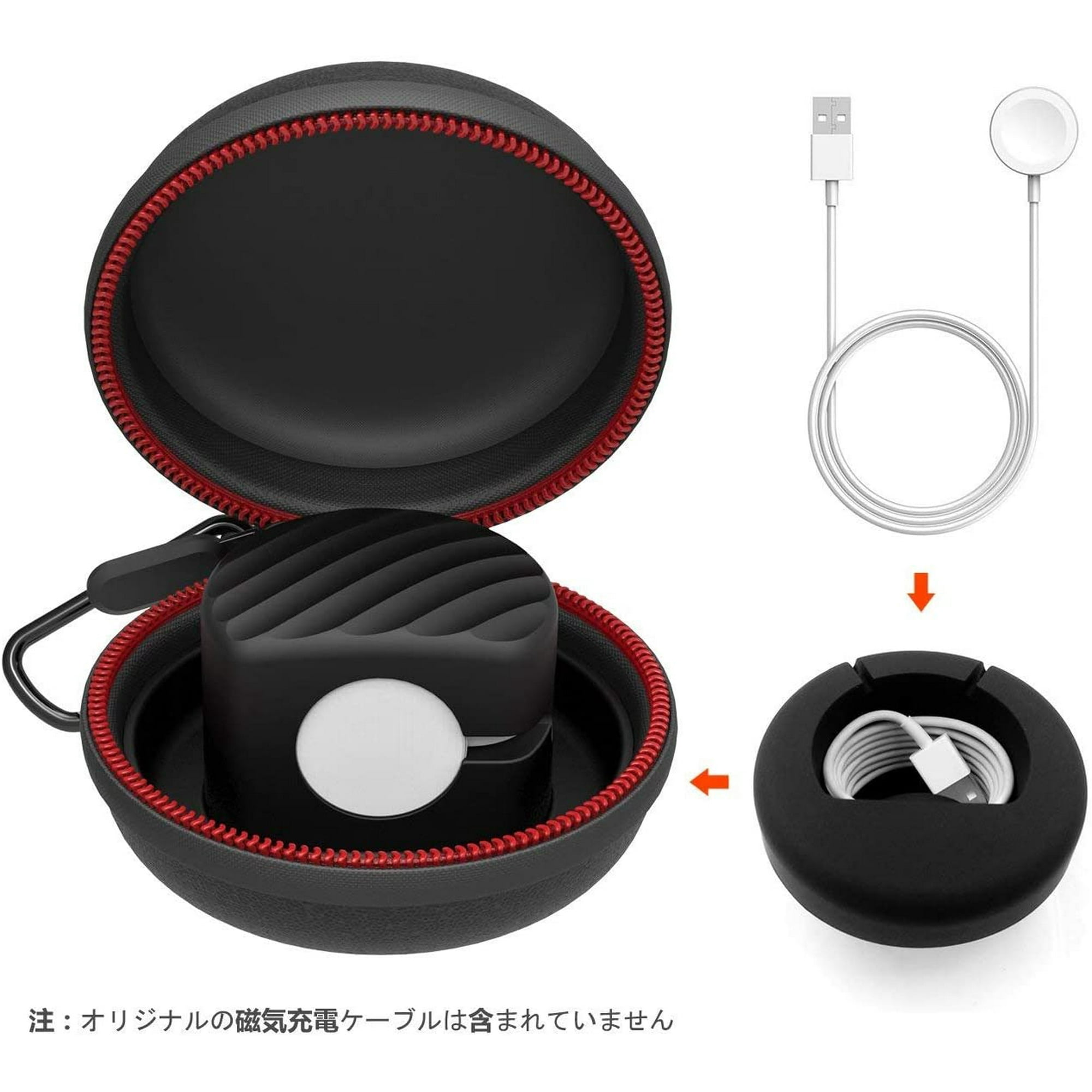 ZECATL Compatible with Watch Protective Charging Case Holder Dock Travel Carrying Case iWatch Storage Box for Apple Watch 42mm 38mm Series 6 Series 5 Series 4 Series 3 Series 2 Series 1 Black Walmart....