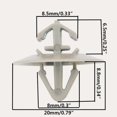 thumbnail image 2 of Set of 100 Renault Trafic door edge protection clips, 2 of 4
