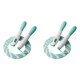 thumbnail image 1 of Cuerda para Saltar Con Cuentas Contador Ejercicio Físico en El ( ) Blanco Y Verde, 1 of 7