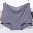 thumbnail image 4 of Seamless Underwear Womens No Show Invisible Lightweight Hipster Panties Gray 2XL, 4 of 5