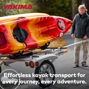 Yakima JayHook J-Cradle Rooftop Kayak Mount - Padded with Tie Downs - 2 Pack