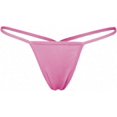 thumbnail image 1 of vichFarh sous-Vêtements Sexy pour Femmes Culotte String G-String Couleur Unie Culotte Rose Rouge Medium, 1 of 1