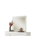 thumbnail image 1 of ACME Furniture Louis Philippe III Lit, Miroir, Blanc, 1 of 6