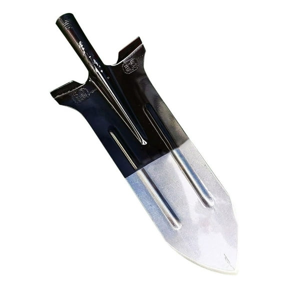 PPLoney Trench Shovel with Manganese Steel Blade, Ergonomic Handle for Digging and Garden Use
