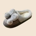 thumbnail image 6 of ATENAR Womens Slippers indoor and Outdoor Comfy Shoes Women Slide House Slipper Gray 9, 6 of 7
