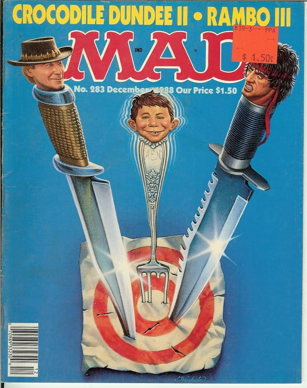MAD Magazine Vintage Collectible #283 DEC 1988