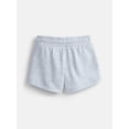 thumbnail image 2 of Athletic Works Girl's Active Fleece Shorts, Sizes 4-18, 2 of 3