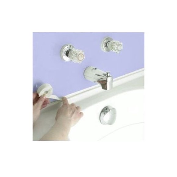 Hampton 10430 Ruban Adhésif et Imperméabilisant pour Bords, 11 Pieds Longueur x 7/8 Pouces Largeur, Blanc