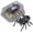 Gray, variant on Realistic Wind-up Insect Toy Interactive Educational Bug Figure Indoor Outdoor Kids Play Decor,Gray